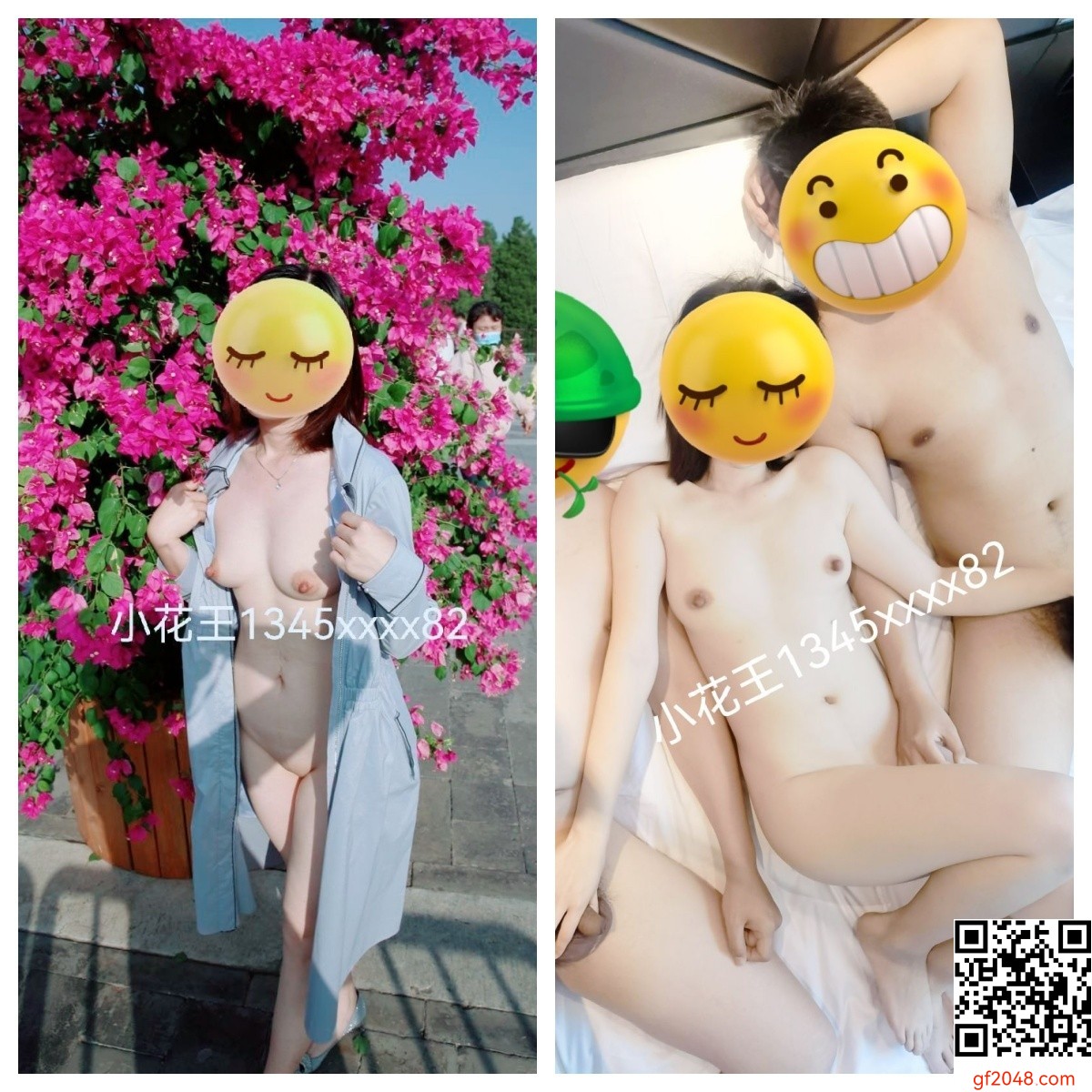 最新推特【小花王-winterbird521】极品淫妻，喜欢花式户外露出人前露出冬天学弟露出，还喜欢约大学生3P(8V)